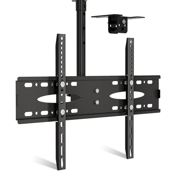 TV Mount, Height Adjustable TV Ceiling Mount, Hanging Tilt Swivel 360 Rotation Full Motion TV Pole Mount, fits Most 40-70” TVs