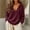 Red, variant on TZZQ V Neck Hooded Sweaters for Women Oversized Long Sleeve Chunky Knit Pullover Sweaters Soft Cozy Lightweight Warm Fall Winter Jumpers Cute Casual Streetwear Knitted Crochet Hoodies Light Blue S
