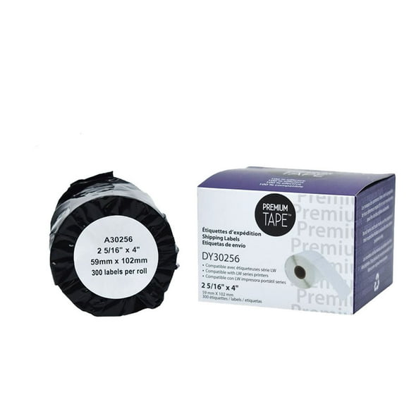 Premium Tape Large Shipping Labels - Alternative for Dymo 30256