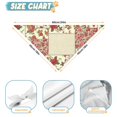 thumbnail image 6 of Dog Bandana 2 Pack,Pioneer Flower Floral Print Pattern Bandanas for Dogs,Cat Bandana,Small/ Large Dog Bandana 2 Size,Dog Bandanas Girl Boy, 6 of 6