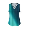 thumbnail image 3 of Ounisa Womens Tank Tops Summer Sleeveless Ribbed Knit Sexy Shirts Casual Cut Out Ring Keyhole Neck Tanks, 3 of 6
