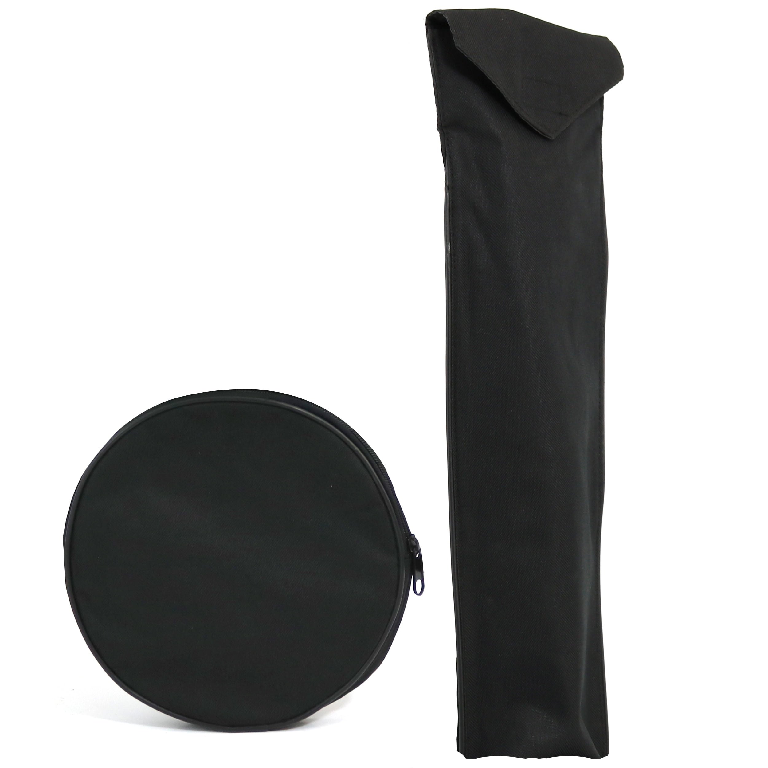 D'Luca Drum Practice Pad 8 Inch with Adjustable Stand, Sticks and Gig Bag