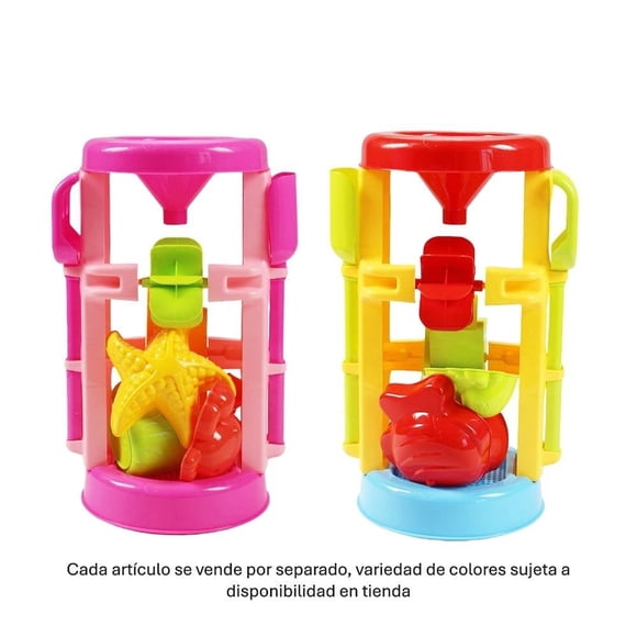 Juguetes de playa Play Day Molino de arena Varios modelos 1 pieza
