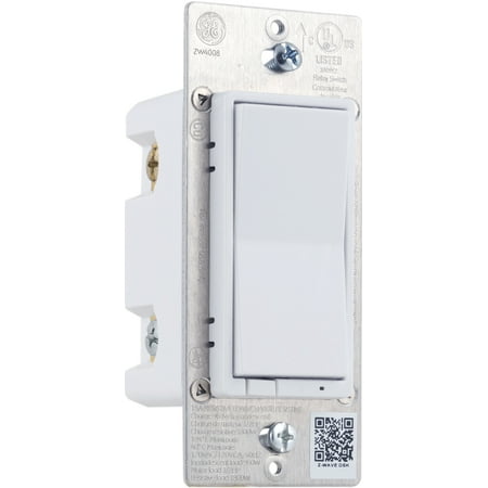 Enbrighten - Z-Wave Plus Smart In-Wall Switch - White & Light Almond