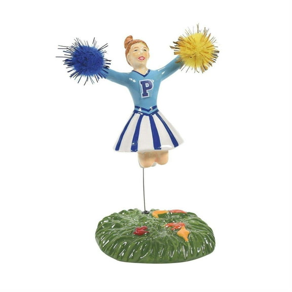 Department 56 Villages Go Polars! - One Accessory 3.75 Inch, Ceramic - Halloween Cheer Leader Pom Pom 6011447