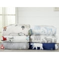 thumbnail image 4 of Great Bay Home Velvet Plush Holiday Printed Bed Blanket (King, Snowman), 4 of 6