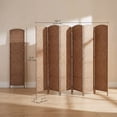 thumbnail image 3 of HOMCOM 6 Panel Folding Room Divider Privacy Screen Indoor Home Decoration, 3 of 10