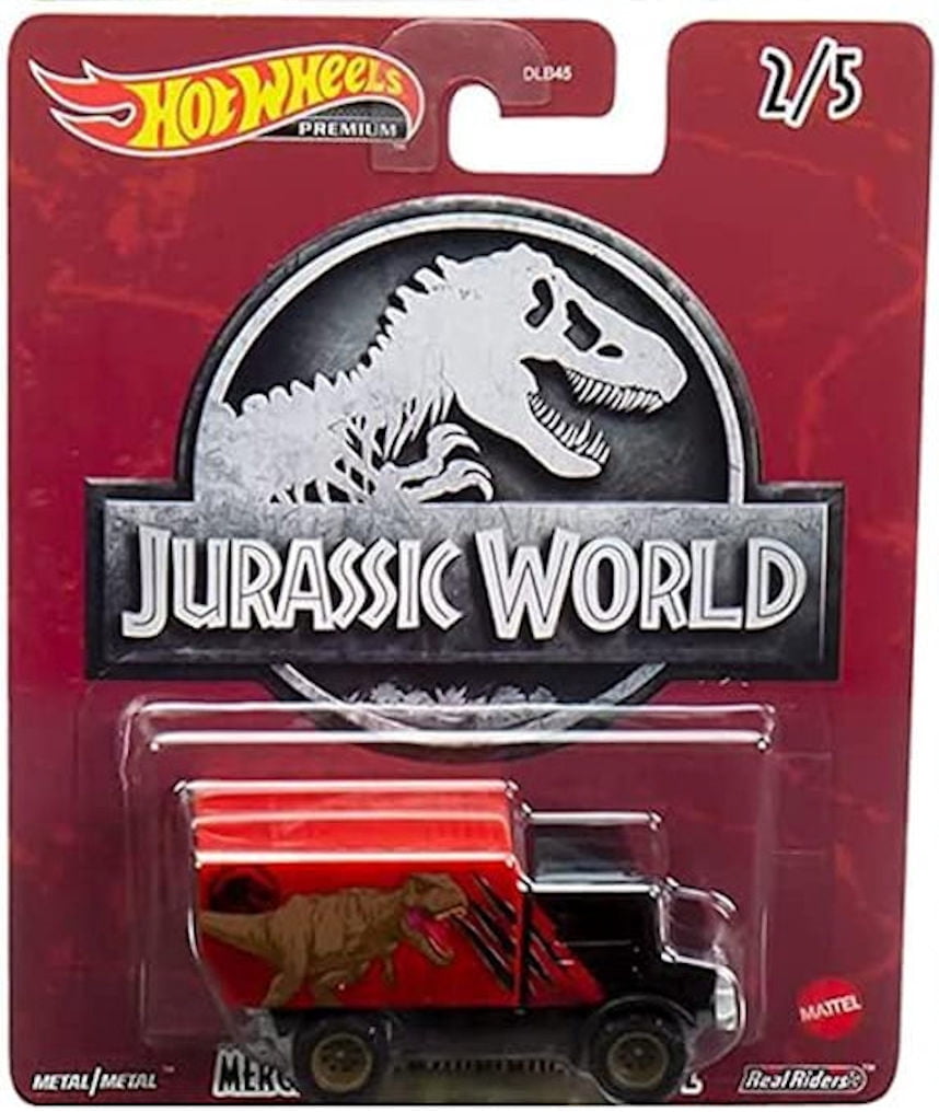 Hot Wheels Jurassic World 2022 Pop Culture Complete 5‑Pack (DLB45‑946Q)