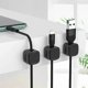 thumbnail image 2 of 1/24PCS Self-adhesive Mini Magnetic Cable Clips Adjustable Data Cord Holder Clamp Home Office Desktop Magnet Wire Organization, 2 of 5