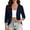Navy, variant on Women's Solid 3/4 Sleeve Lightweight Open Front Lightweight Cardigans for Women Knit Casual Jacket Flowy Soft Summer Cover Up Navy, Gifts for Women