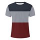 thumbnail image 3 of Camisetas de Cuello de la Tripulación de los Hombres de Verano Redondo Cuello Impreso Camiseta, Top Atlético de Secado Rápido Casual para los Hombres, 3 of 5