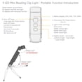 thumbnail image 3 of Rechargeable Reading Lamp, 3 Warm Colors X 5 Brightness Settings, 3 of 3