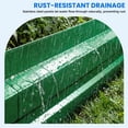 thumbnail image 3 of Dextrus 12x4x1ft Galvanized Metal Raised Garden Bed with Gloves, Stakes & Support Rod for Outdoor Vegetables Flowers, Green, 3 of 6