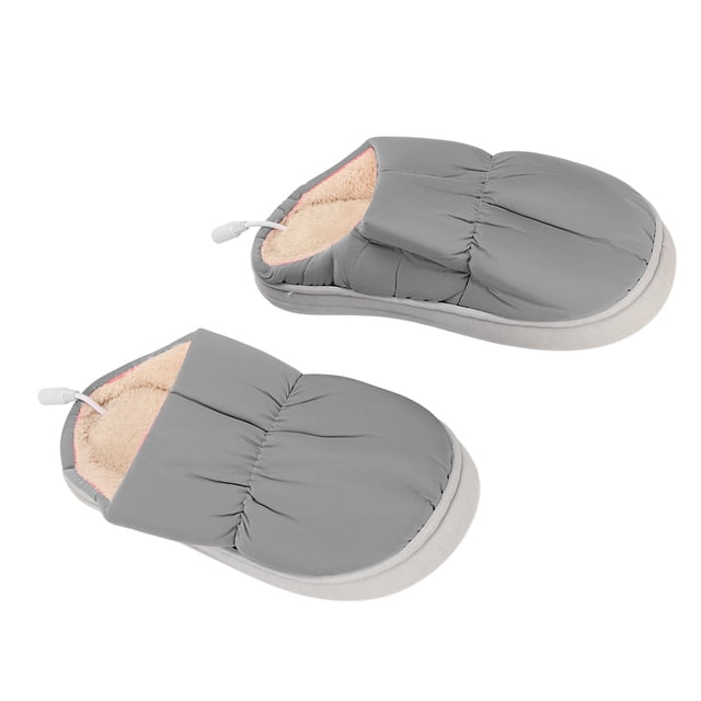 Zapatillas Térmicas Eléctricas ANGGREK Con Calefacción USB Felpa Suave Invierno