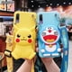 thumbnail image 2 of 3D Zipper Bag Casing Samsung Galaxy Note 20 Ultra 10 Pro 5 8 9 S20 FE S22 S21 S20 Ultra S8 S9 S10 Plus S7 Edge M51 M31s M30 M30s Cute Cartoon Pikachu Doraemon Wallet Strap Phone Cover Case, 2 of 3