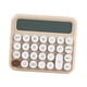 thumbnail image 3 of Calculadora de escritorio con almohadilla antideslizante y pantalla LCD grande para uso diario en casa y oficina. Caqui, 3 of 9