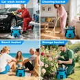 thumbnail image 3 of 5 Gallon Collapsible Bucket with Handle, Car Wash Bucket Foldable Water Storage, 3 of 5