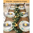 thumbnail image 4 of 13 Inch Round Placemats Set of 4, Teal Red Coastal Non Slip Heat Insulation PP Table Mats, Summer Beach Nautical Sea Turtle Coral Starfish Washable Place Mats for Kitchen Dining Party Table Decor, 4 of 7