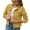 Yellow, variant on Womens Coat Clearance Womens Fashion Casual Denim Jacket Long Sleeve Button Down Chest Pockets Cardigan Daily Coat Tops