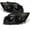 Smoked Lens with Black Housing, variant on AKKON - For 2005 2006 2007 Scion tC OE Black Style Headlights Housing Head Lamps Replacement - Pair