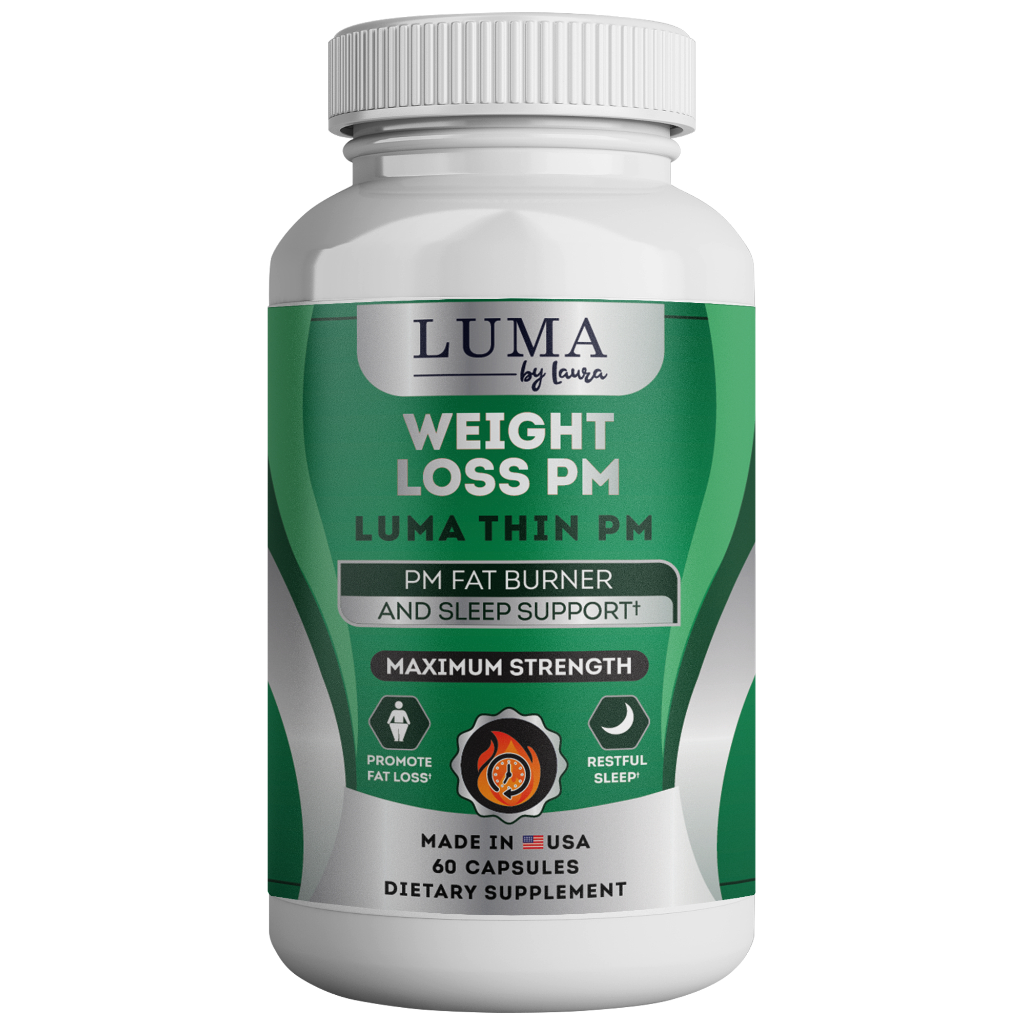 Luma Thin PM Night Time Fat Burner, Sleep Aid and Appetite Suppressant