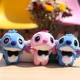 thumbnail image 2 of Llaveros de muñecos de peluche de Lilo y Stitch de Disney, juguetes de peluche suaves de Stitch, accesorios de ramo de dibujos animados, colgante, regalo de decoración de boda, 2 of 5