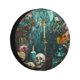 thumbnail image 1 of Balery Baroque Floral Still Life Cubiertas para Neumáticos - Protector Resistente para Neumáticos de Camioneta, SUV, Remolque, Camper y RV-15 inch, 1 of 6