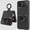 Black, variant on Soft Silicone phone case for Samsung Galaxy Z Flip 4 6.7 Inch / 6.7"  5G 2022, Purple