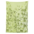 thumbnail image 3 of Ambesonne Forest Tablecloth Rectangular Table Cover, Jungle Vibe Nature Pattern, 60"x84", Pale Green and Dark Green, 3 of 4