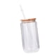 thumbnail image 1 of Taza de café helado con tapa, cristalería, vasos para beber, vasos reutilizables 12 onzas, 1 of 9