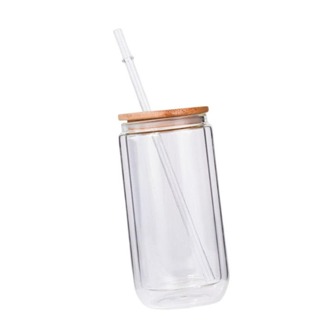 Tazas de café con tapa y pajita, cristalería, botellas de agua para batidos, vasos para beber 12 onzas