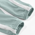 thumbnail image 4 of YOUYEDIAN Boys Cinch Sweatpants Unisex Cotton Comfort Workout Bottoms Summer Lightweight Running Joggers Pants (Green, 8-9 Years), 4 of 8