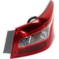 thumbnail image 5 of Tail Light Red Lens Passenger Side Outer For 2016-2019 Nissan Sentra, 5 of 8
