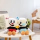 thumbnail image 3 of Cuphead Plush Mecup and Brocup+ Demon 3 Piece Game Doll Toy 9.8 Inch Adventure Mecup and Brocup Soft Stuffed Plush Doll for Kids Birthday Gift (Red+Bl, 3 of 4