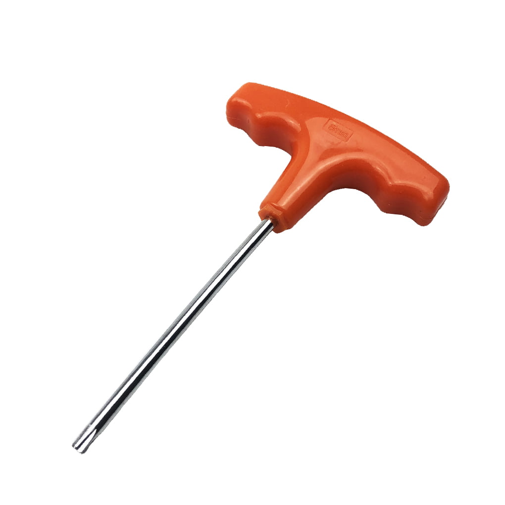 Durable high impact plastic handle color orange 5 x.STIHL File Handle New 