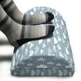thumbnail image 3 of Rain Foot Rest, Concept Repetitive Pattern Overlapping Clouds and Rainfalls, Non-Slip Backing Adjustable Ergonomic Memory Foam Leg Support for Office, Pale Blue Blue Grey, by Ambesonne, 3 of 5