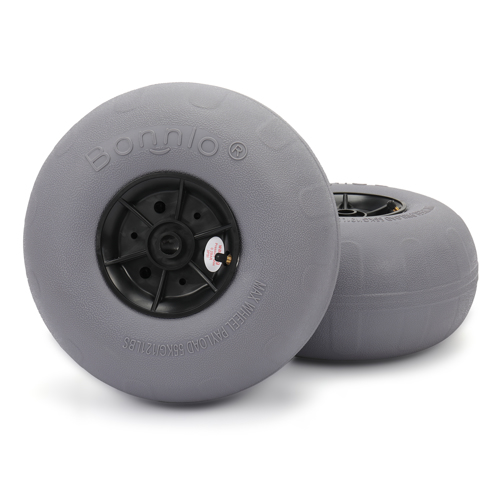 Buy Bonnlo 12 Balloon Wheels Axle Hole 22mm Beach Cart Tires Big Sand Wheels for Beach Buggy