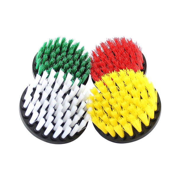 Kit De 4 Cepillos De 4 Pulgadas, Herramienta De Limpieza, Limpieza A Fondo De Juntas, Productos De Limpieza