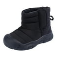 thumbnail image 2 of LYHao Winter Warm Up Children's Padded Thick Boots For Casual Wear ,Girls Boots Sizes 7.5 Black(12-18 Months), 2 of 5