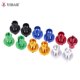 thumbnail image 1 of 1 Pair Aluminum Universal Motorcycle Break Clutch Throttle Cable adjuster M10 ScrewRed He Qiyong unisex, 1 of 1