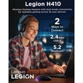 thumbnail image 2 of Auriculares inalámbricos para juegos Lenovo Legion H410 Bluetooth/2.4 GHz, 2 of 6