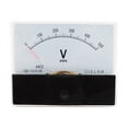 thumbnail image 1 of Unique Bargains Class 1.5 DC 0-500V Analog Voltage Voltmeter Gauge Panel Volt Meter 44C2, 1 of 2