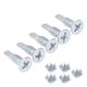 thumbnail image 5 of Tornillos De Perforación, Tornillo Autoperforante De Acero Al Carbono Galvanizado De Alta Dureza 250PCS Para Carpintería Para Fijación Industrial ANGGREK Cruz avellanada, 5 of 8