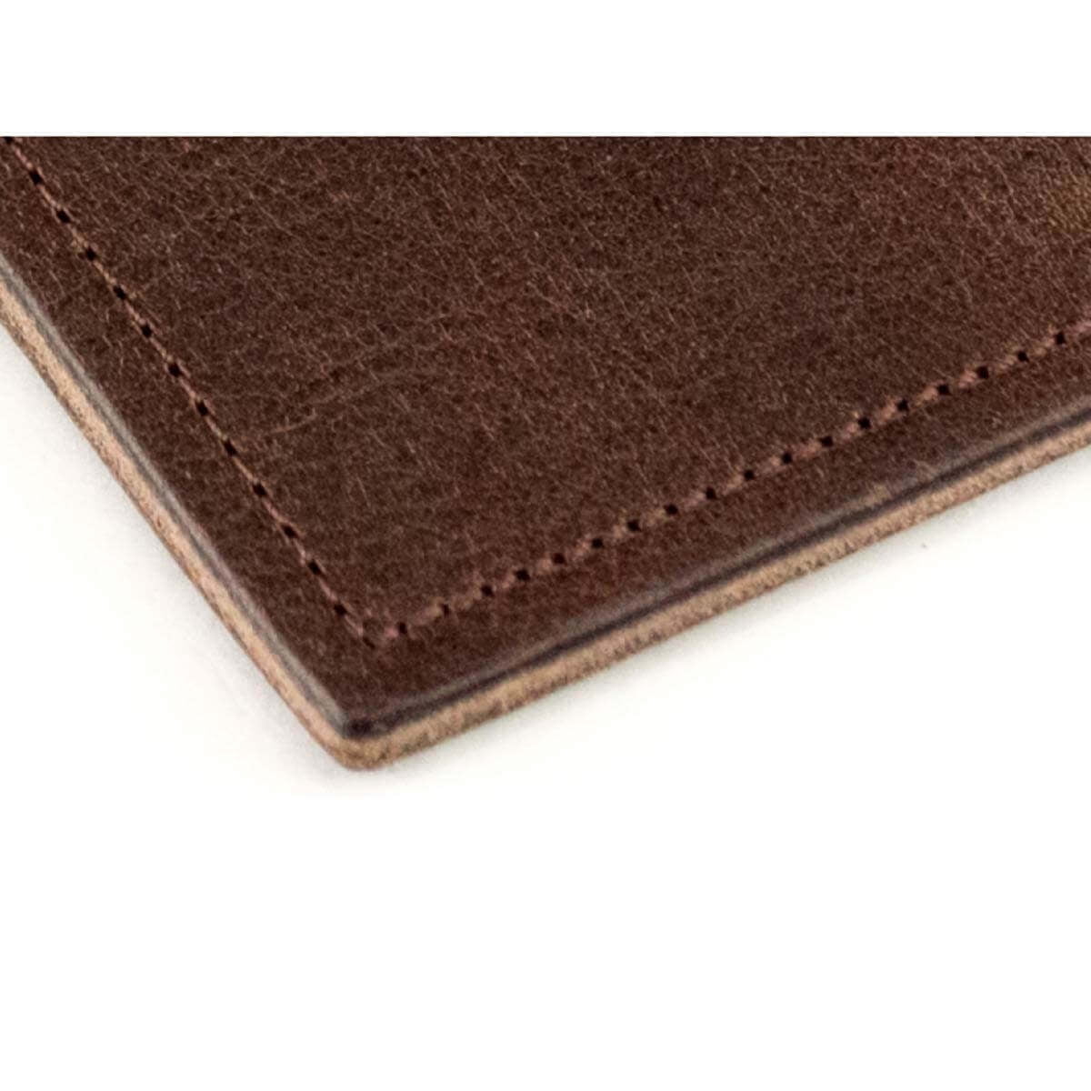 X17 1-905-3D A5 Leather Notebook, Chestnut, 3 Inlays