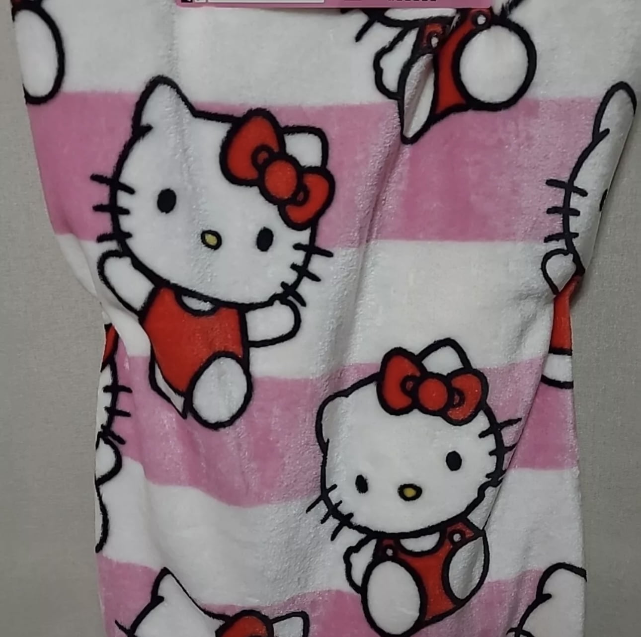 Hello Kitty Bows and Stripes Silk Touch Throw 50x70