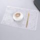 thumbnail image 5 of Plastic White Waterproof Placemats Set of 6 for Dining Table Wipe Clean Washable Tablemats PVC Tabl, 5 of 5