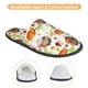 thumbnail image 3 of Fotbe Pantuflas Peludas para Mujer con Estampado, Zapatillas de Peluche, Zapatos de Invierno para Casa, Uso Interior y Exterior-Large, 3 of 8