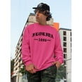 thumbnail image 2 of Florida Gothic Font Sweatshirt Men -Image by Shutterstock, Male 5X-Large, 2 of 4