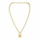 thumbnail image 1 of Guardurnaity Collar de cadena con colgante de candado Colgante con forma de candado simple y moderno Collar con colgante con forma de candado Ropa, zapatos y accesorios Miscelánea, 1 of 6