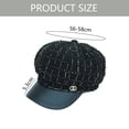 thumbnail image 2 of Boinas de lana para mujer, gorras de vendedor de periódicos para mujer, boina para damas de moda, gorras de vendedor de periódicos para mujer, boina para damas de moda, 2 of 6